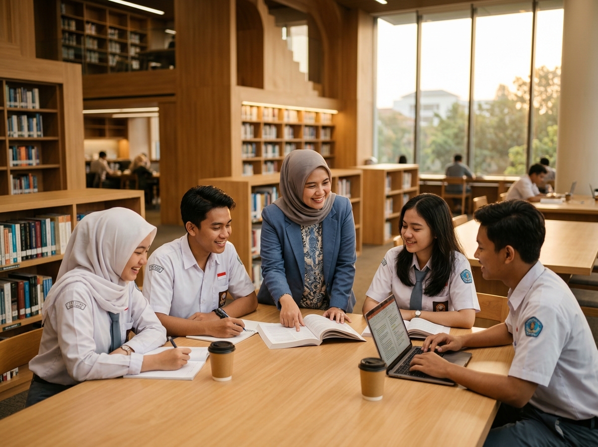 Pembinaan dan pembelajaran kolaboratif siswa dan pendamping Pena Ilmu